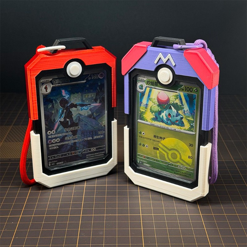 Themed Playing Card - Poke Ball Vertical Card Holder Playing