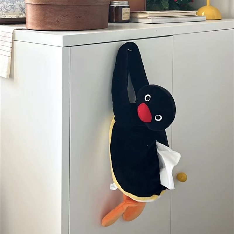Manga Storage Box - Anime Character Pingu Penguin Hanging Tissue