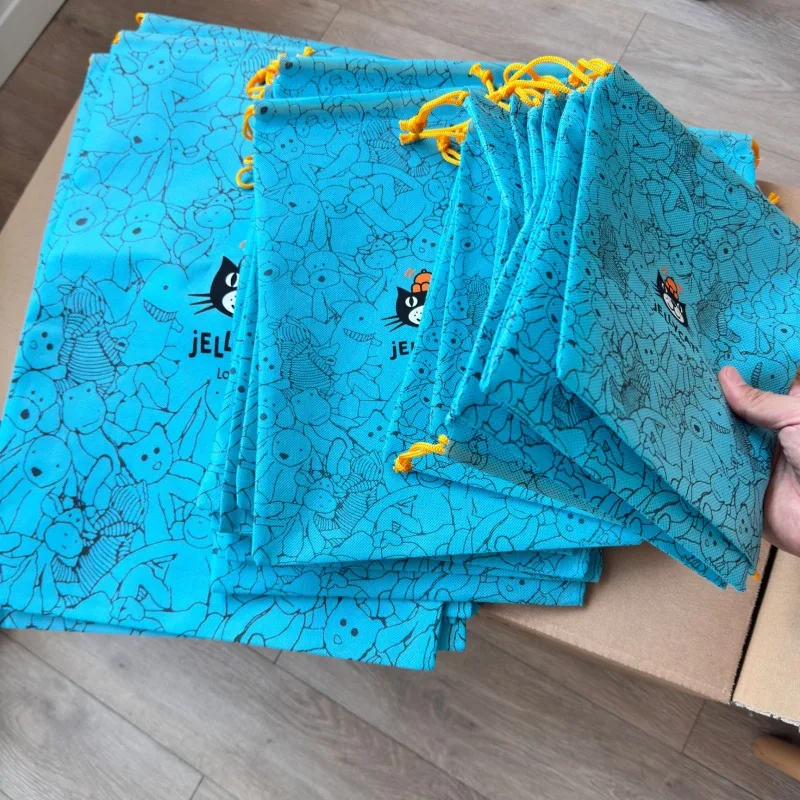 Anime Merchandise Bag - Blue Kawaii Non woven Fabric Dust