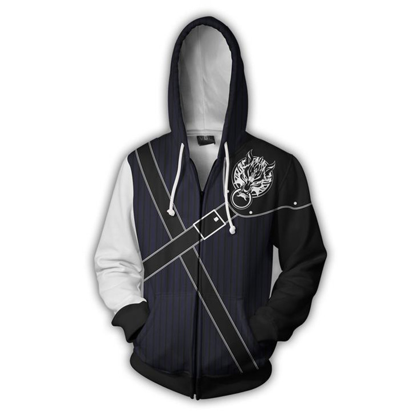Final Fantasy Hoodie Digital P - Anime Merchandise Hoodie recension och pris