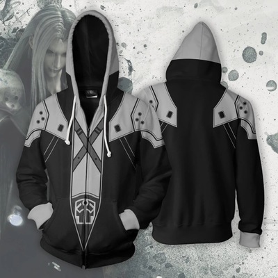 Final Fantasy Hoodie Digital P - Anime Merchandise Hoodie recension och pris