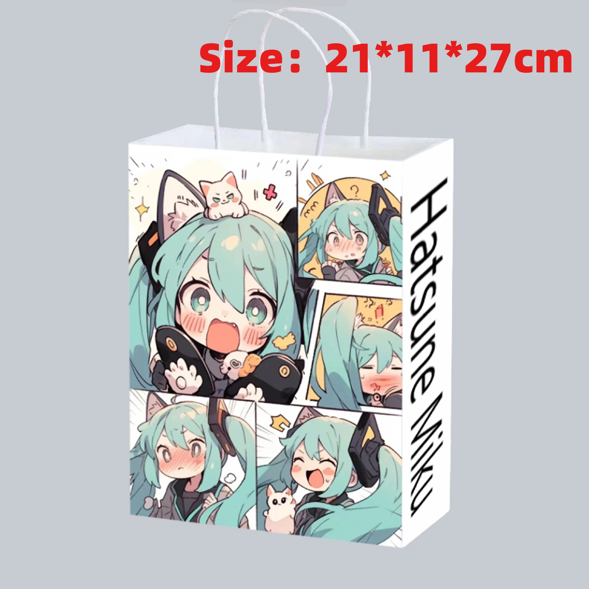 Cute Anime Hatsune Miku Paper  - Anime Merchandise Bag recension och pris
