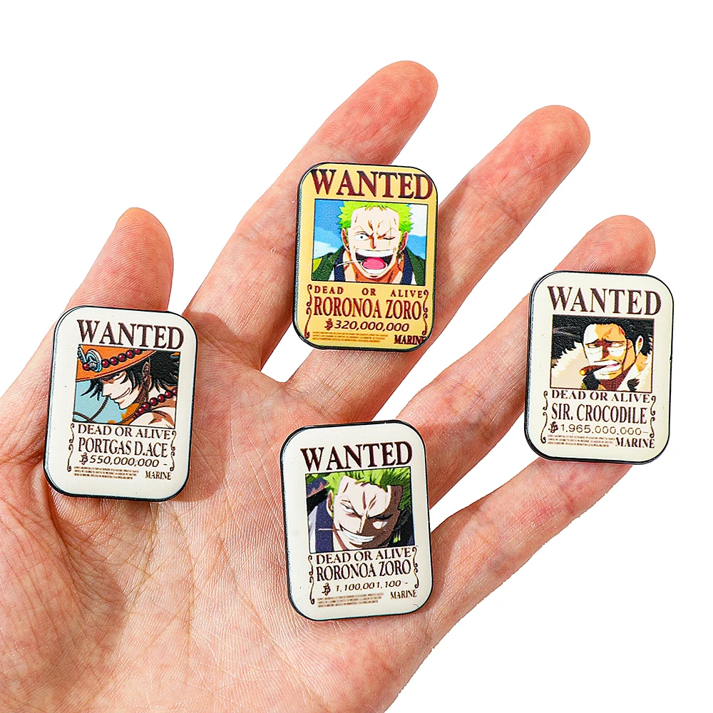 4 Pcs ONE PIECE Cartoon Anime  - Anime One Piece Merchandise recension och pris