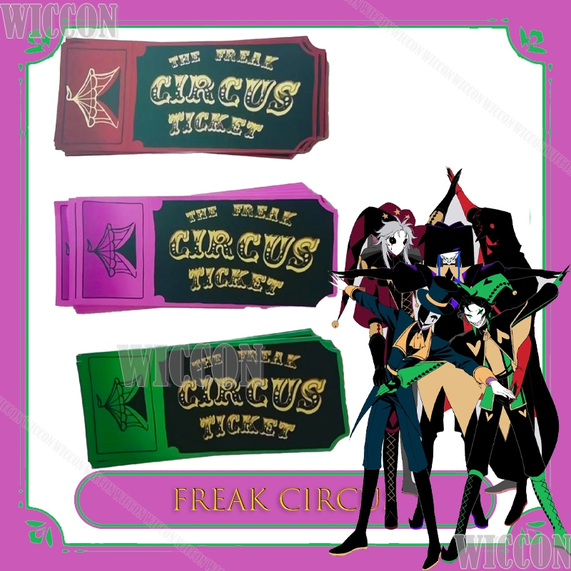 Freak Circus Ticket Card Red G - Anime Merchandise In Japanese recension och pris