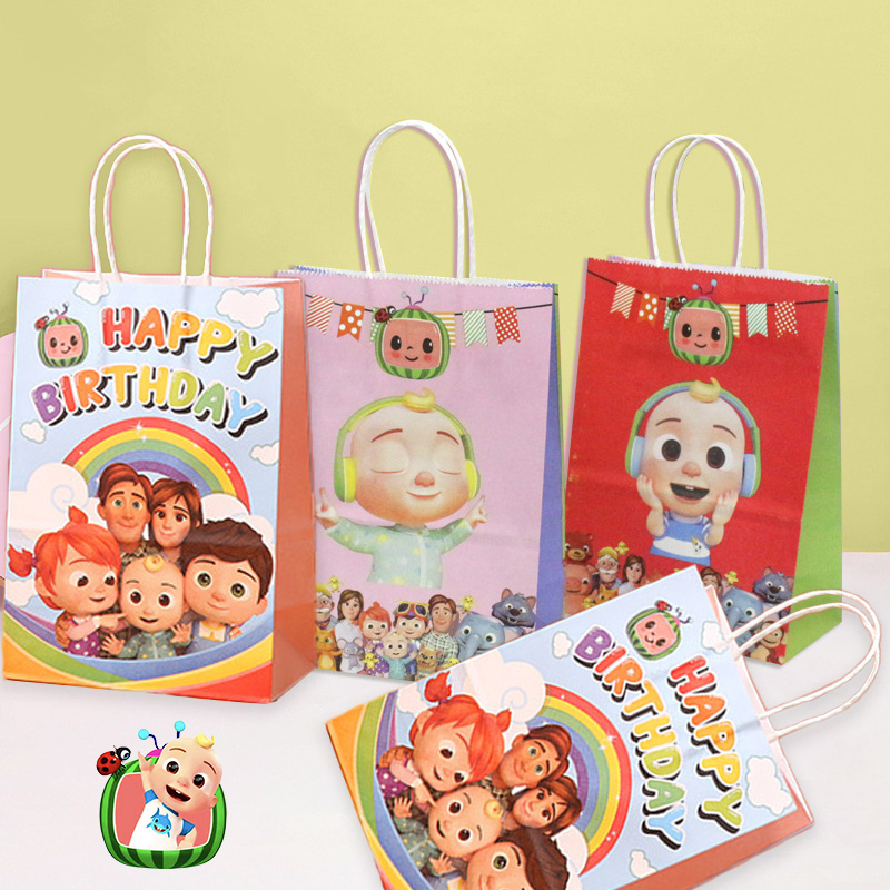 Cocomelons Party Gift Bag Set  - Anime Merchandise Bag recension och pris