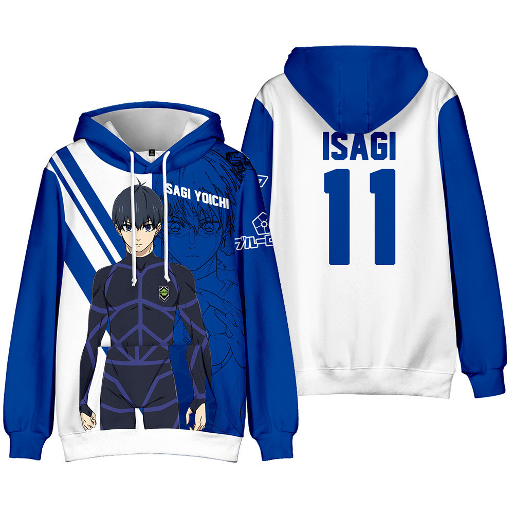New anime BLUE LOCK merchandis - Anime Merchandise Hoodie recension och pris