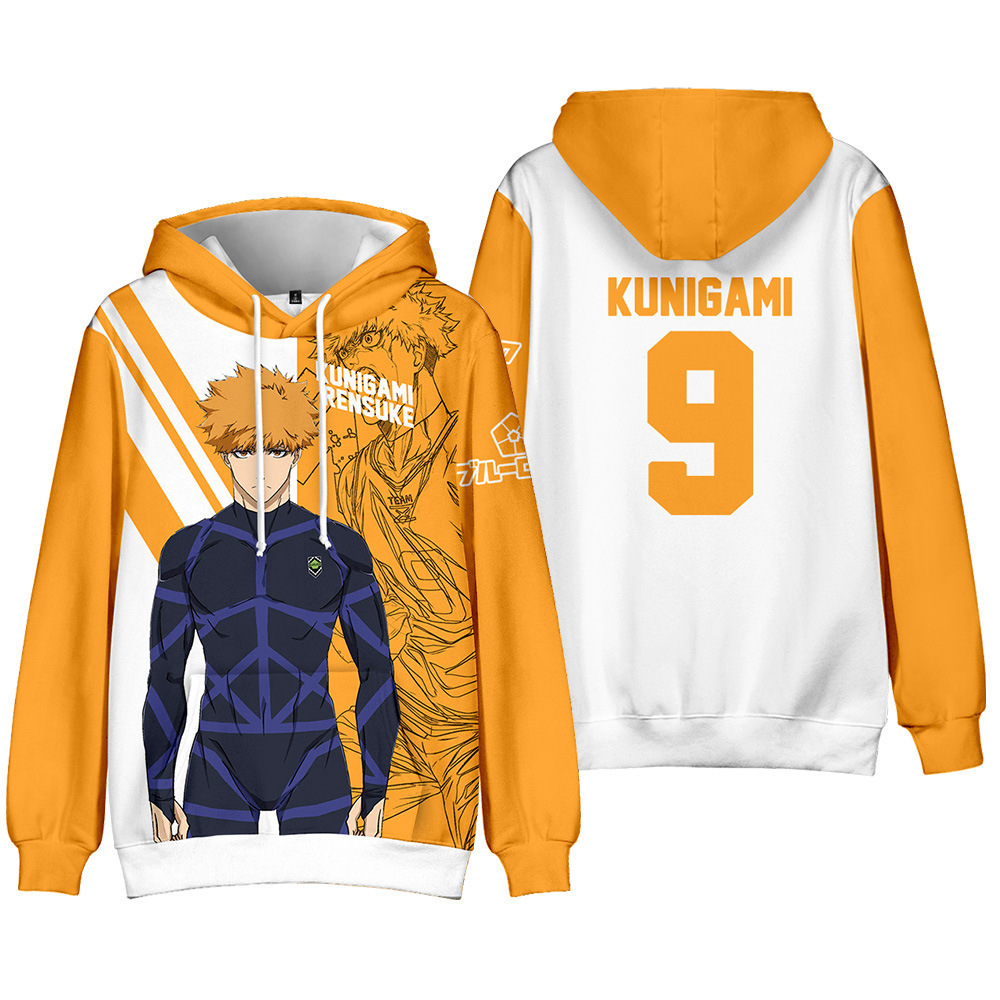 New anime BLUE LOCK merchandis - Anime Merchandise Hoodie recension och pris