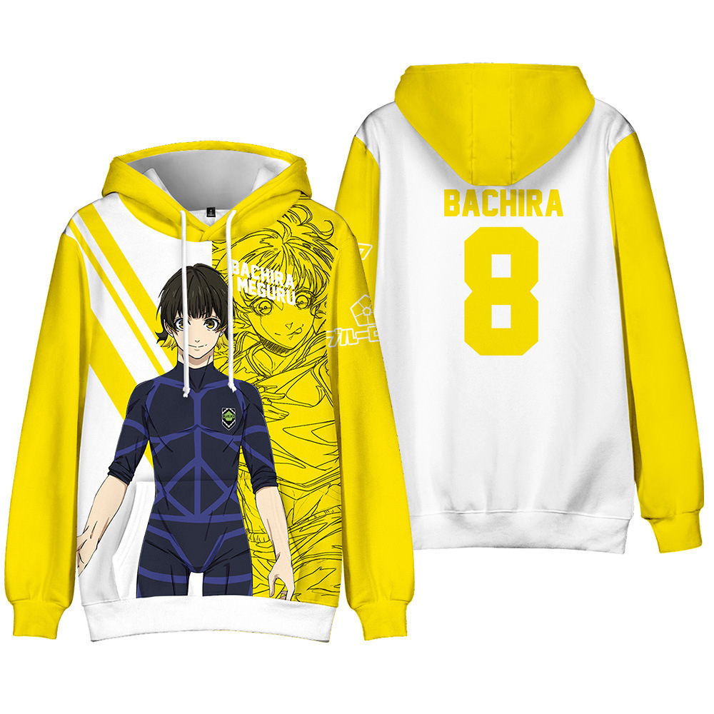 New anime BLUE LOCK merchandis - Anime Merchandise Hoodie recension och pris