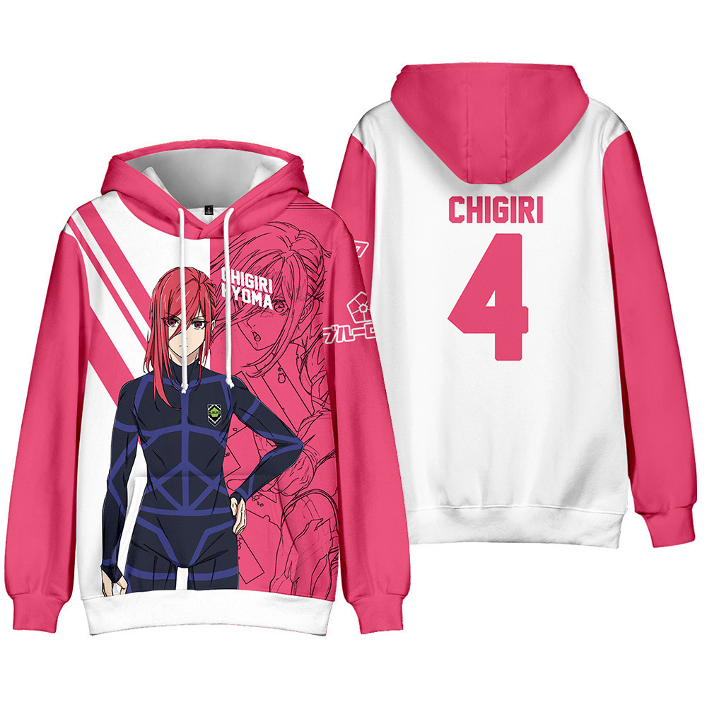 New anime BLUE LOCK merchandis - Anime Merchandise Hoodie recension och pris