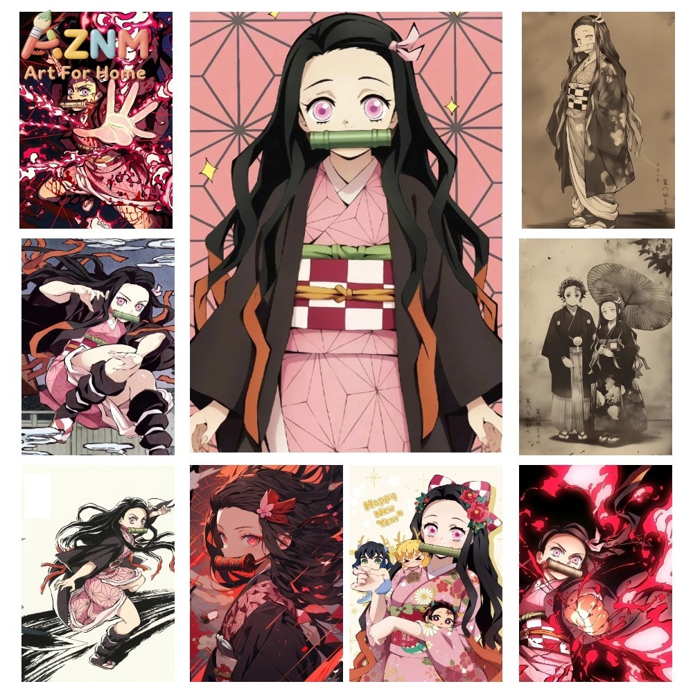 AZNM Demon Slayer Kamado Nezuk - Anime Merchandise Posters recension och pris
