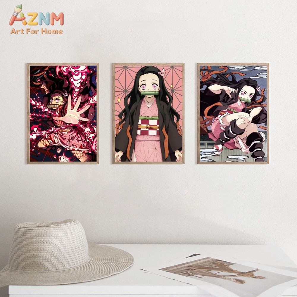AZNM Demon Slayer Kamado Nezuk - Anime Merchandise Posters recension och pris