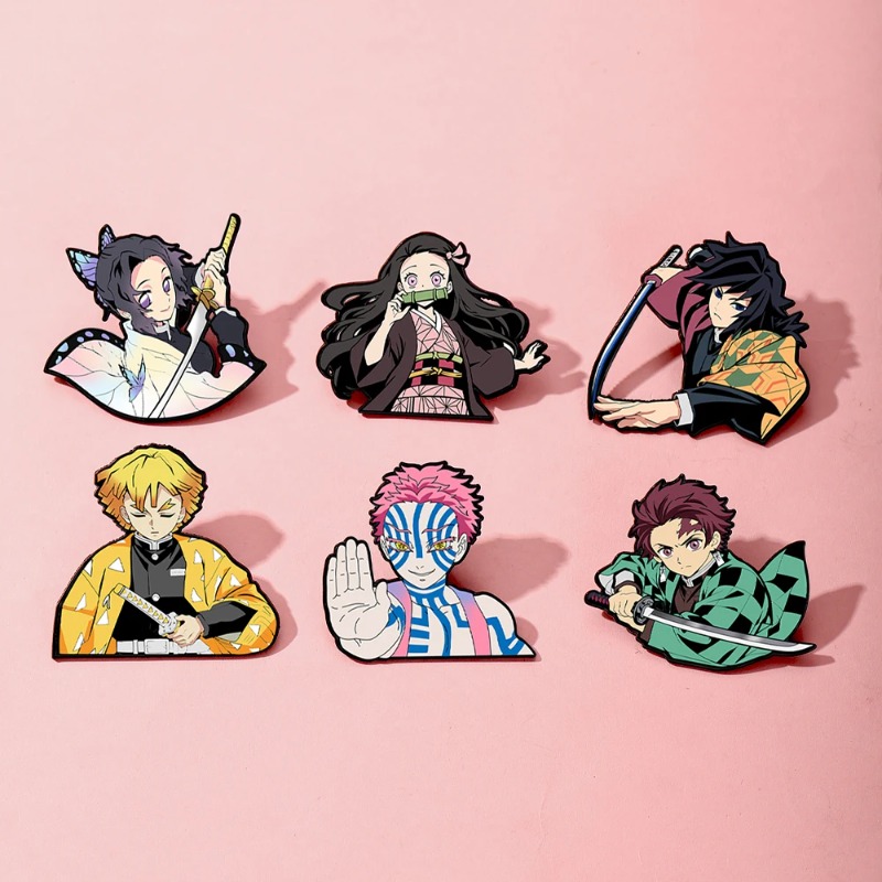 6pcs Demon Slayer Kimetsu No Y - Anime Merchandise Bag recension och pris