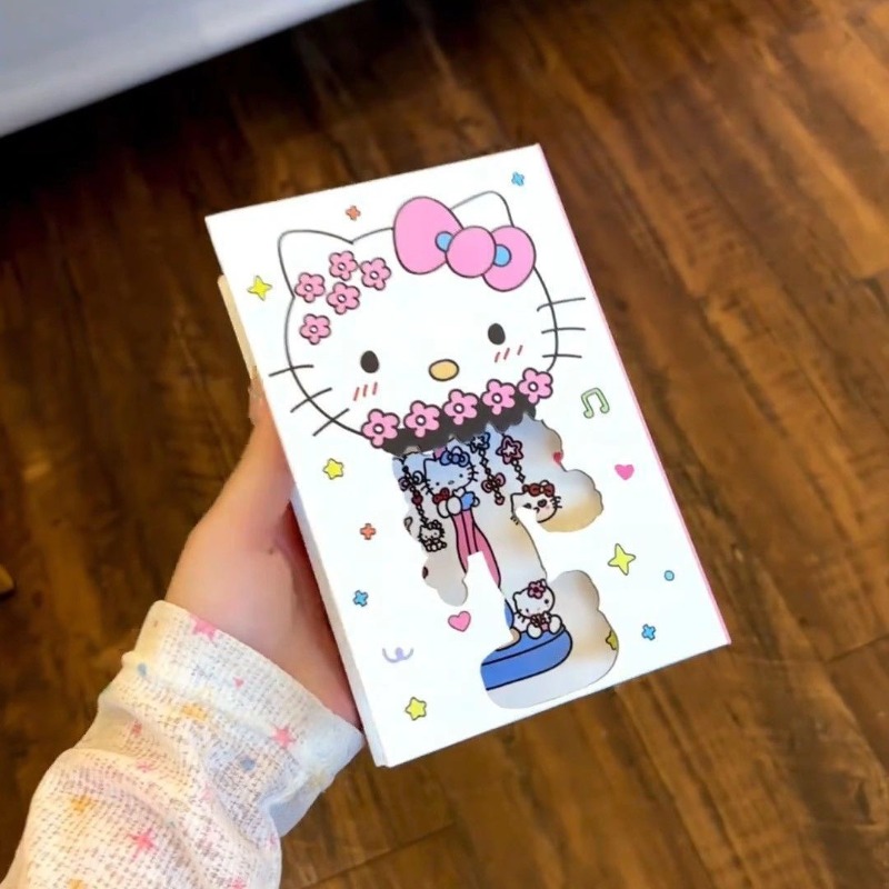 Hello Kitty Hollow Out Three F - Art Book Illustration recension och pris