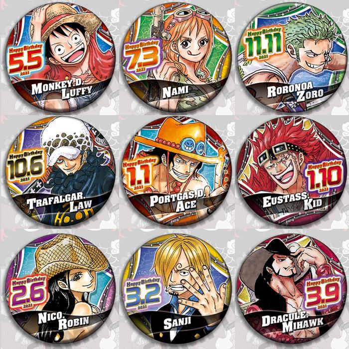 One Piece Anime Badge Pin Set  - Anime One Piece Merchandise recension och pris